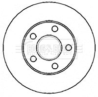 BORG & BECK Piduriketas BBD4316